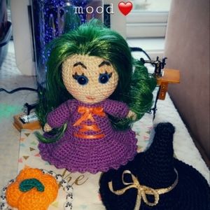 Witch Amigurumi doll